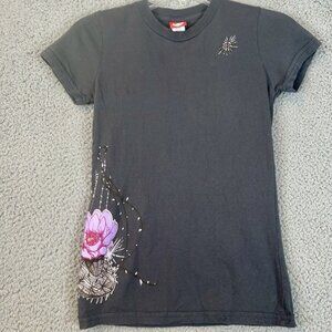 ELEMENT Bam Baby Doll‎ T Shirt MTV Bam Margera Steve-O Y2K Size S Top USA Made